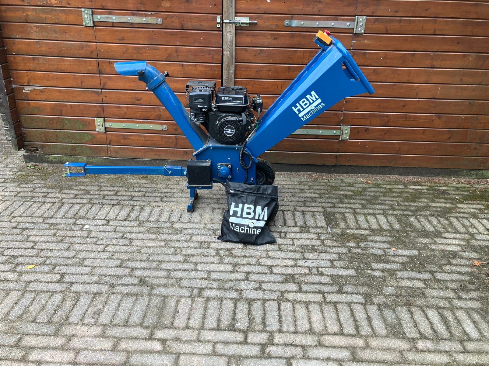 Hakselaar / versnipperaar, 7PK, elecktrische starter, Ophalen, Gebruikt, Benzine