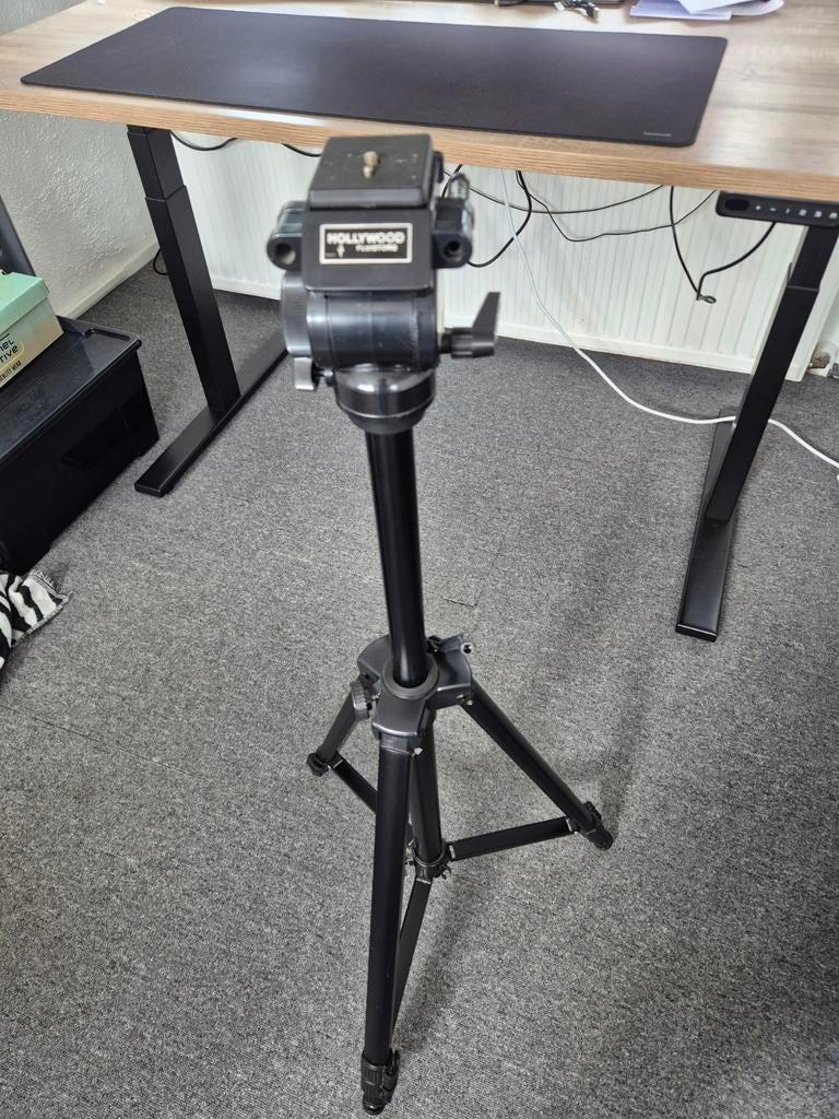 Hollywood Titan 3000 Driepoot Statief met Balhoofd, Ophalen, Gebruikt, Driepoot, 150 tot 175 cm