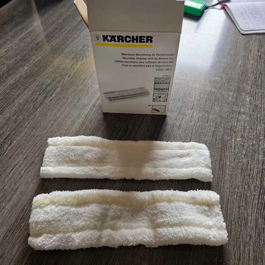 Kärcher Microvezel Doeken voor Raamwisser (2 stuks), Ophalen of Verzenden, Mop of Dweil