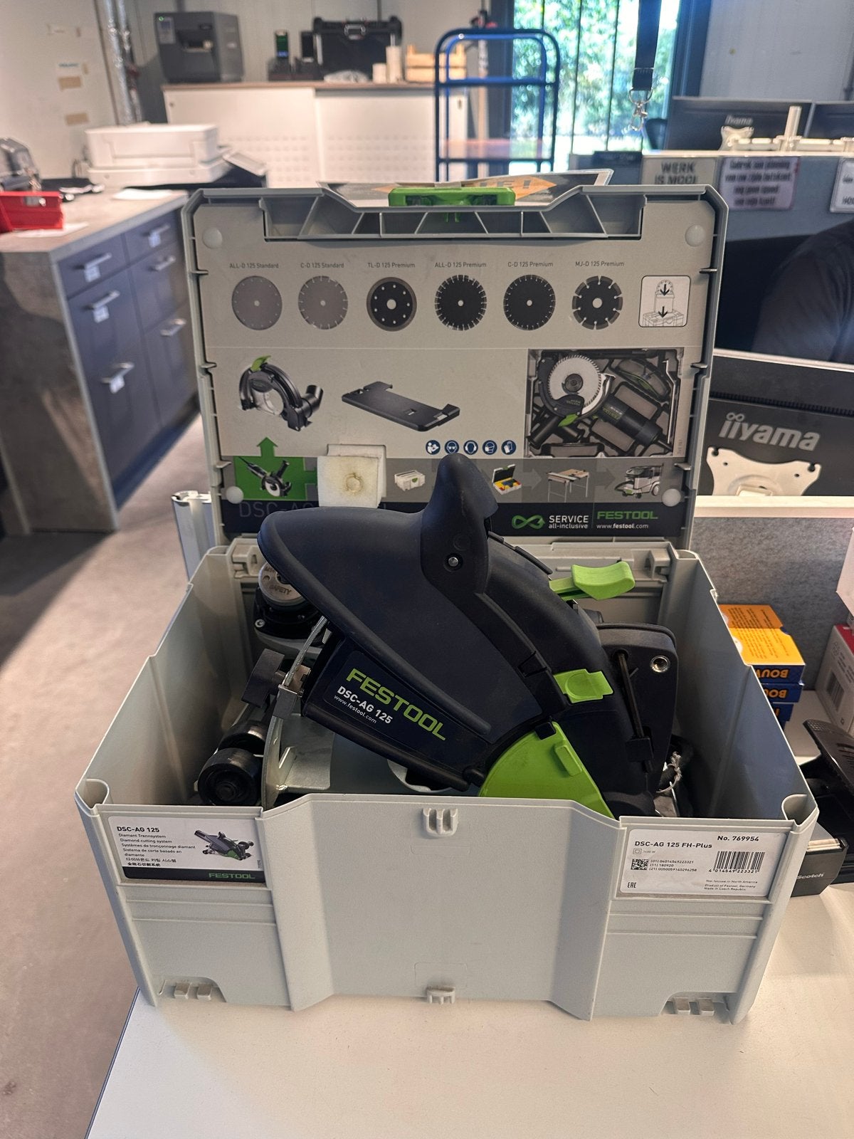 Festool DSC-AG 125 FH-Plus Diamant Trennsysteem - Nieuw, Ophalen of Verzenden, Nieuw, Snijgereedschap, Festool