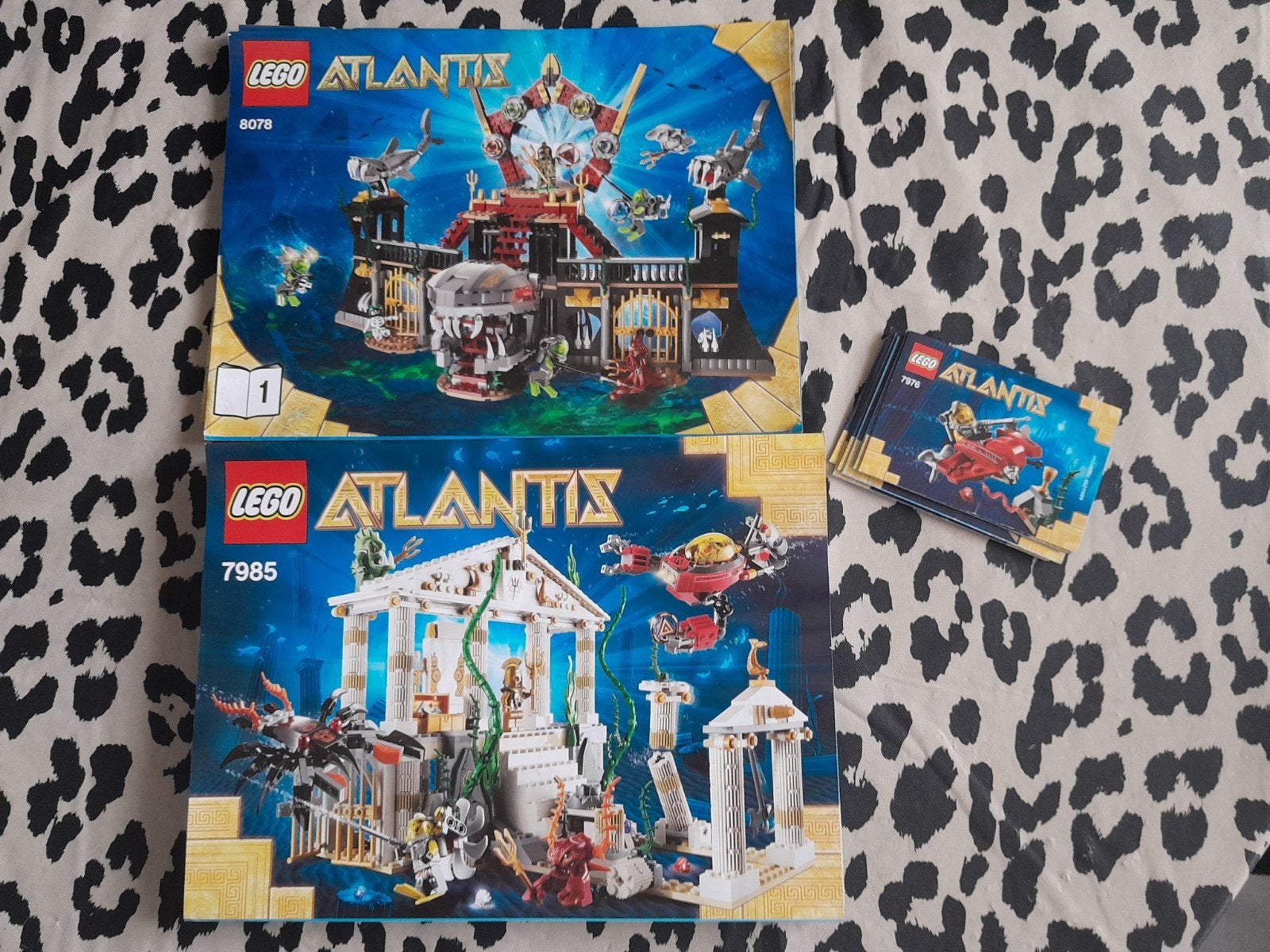 Diverse lego Atlantic bouwbeschrijvingen/instructies., Overige thema's, Lego, Overige typen, Nieuw