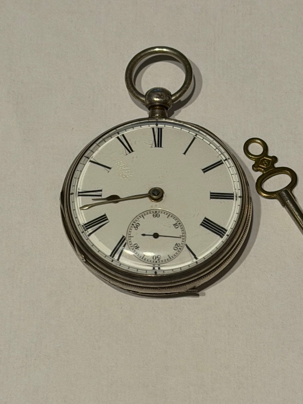 Engelse zakhorloge snek uurwerk, Overige merken, Zakhorloge, Ophalen of Verzenden, Met ketting