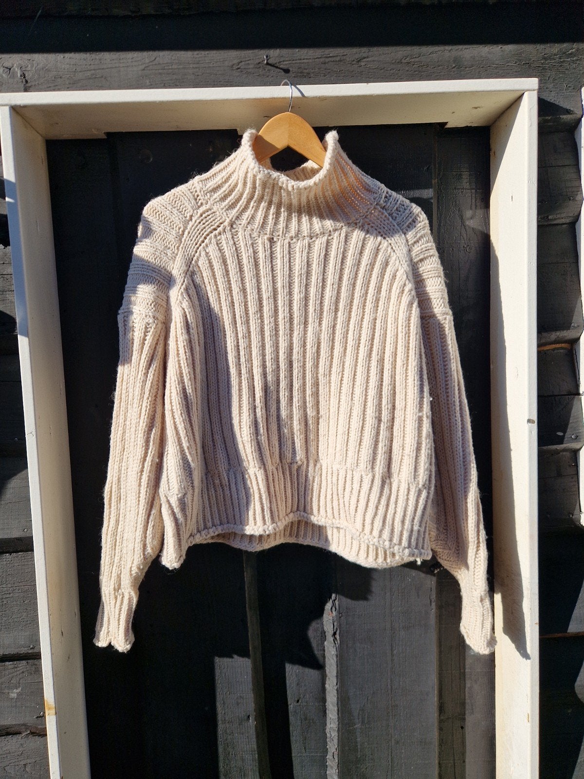WOLLEN KABEL TRUI MAAT XL, Kleding | Dames, Ophalen of Verzenden, Zo goed als nieuw, Maat 46/48 (XL) of groter