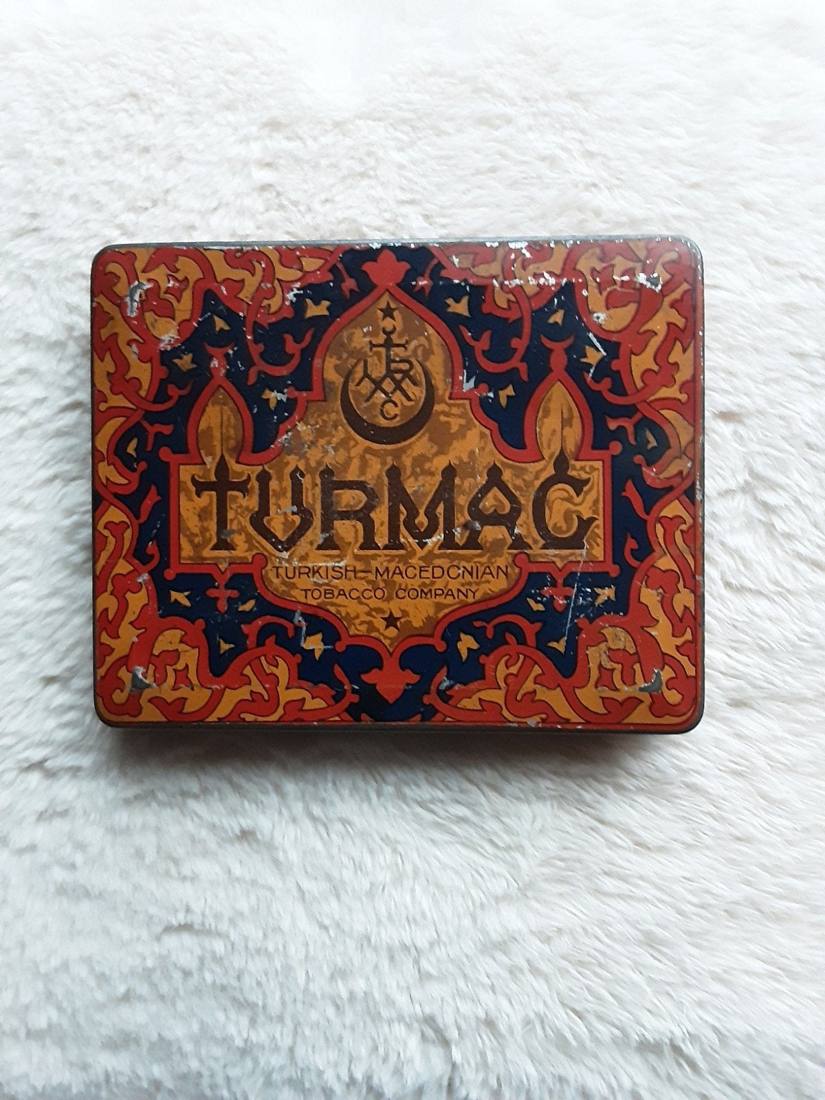 SIGARETTEN Blikje , TURMAC C.A. 1920/1925., Verzamelen, Ophalen of Verzenden, Gebruikt, Overige