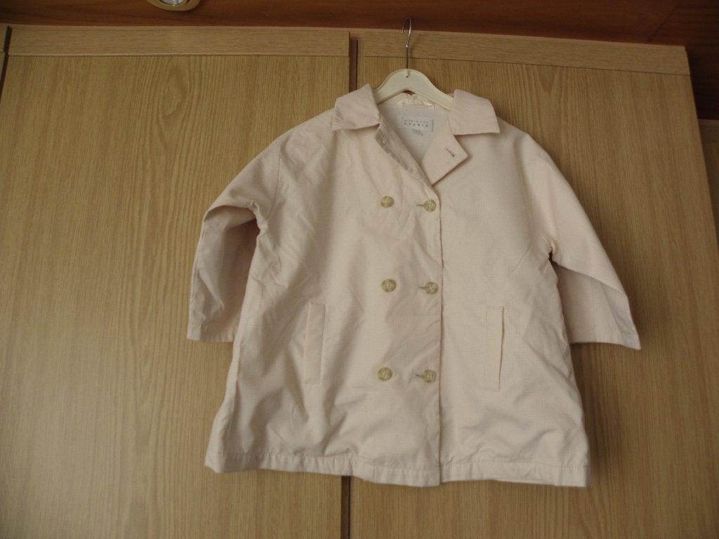 Soepel beige gecoate gevoerd zomer jasje MINI MEXX 86 zgan, Mexx, Meisje, Ophalen of Verzenden, Zo goed als nieuw