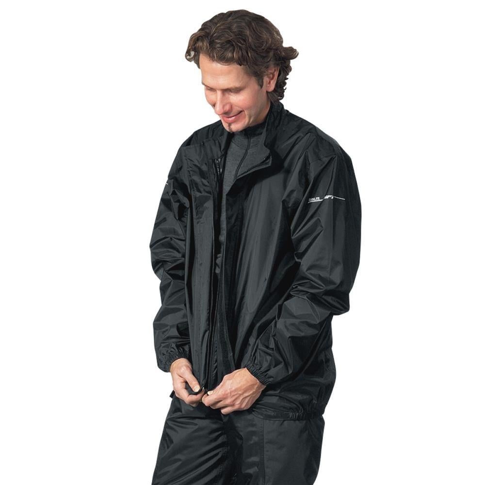 DIFI Rain Lite regenjas L (motor / fiets), Zwart, Ophalen of Verzenden, Zo goed als nieuw, Maat 52/54 (L)
