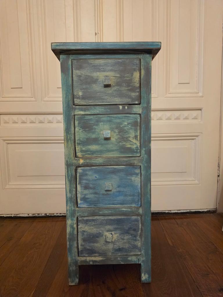 Vintage Gerestylde Ladenkast - Zware Kwaliteit, Ophalen, Minder dan 50 cm, Gebruikt, Vintage, Gerestyled, Landelijk