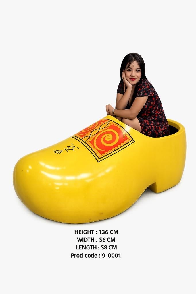 Actie! Gigantische Zit-Klomp (136 cm) Polyester, Ophalen of Verzenden