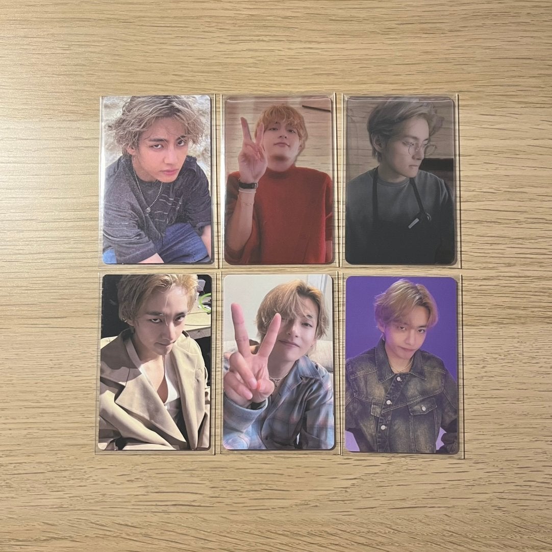 bts taehyung layover photocards, Verzamelen, Muziek, Artiesten en Beroemdheden, Ophalen of Verzenden, Zo goed als nieuw, Foto of Kaart