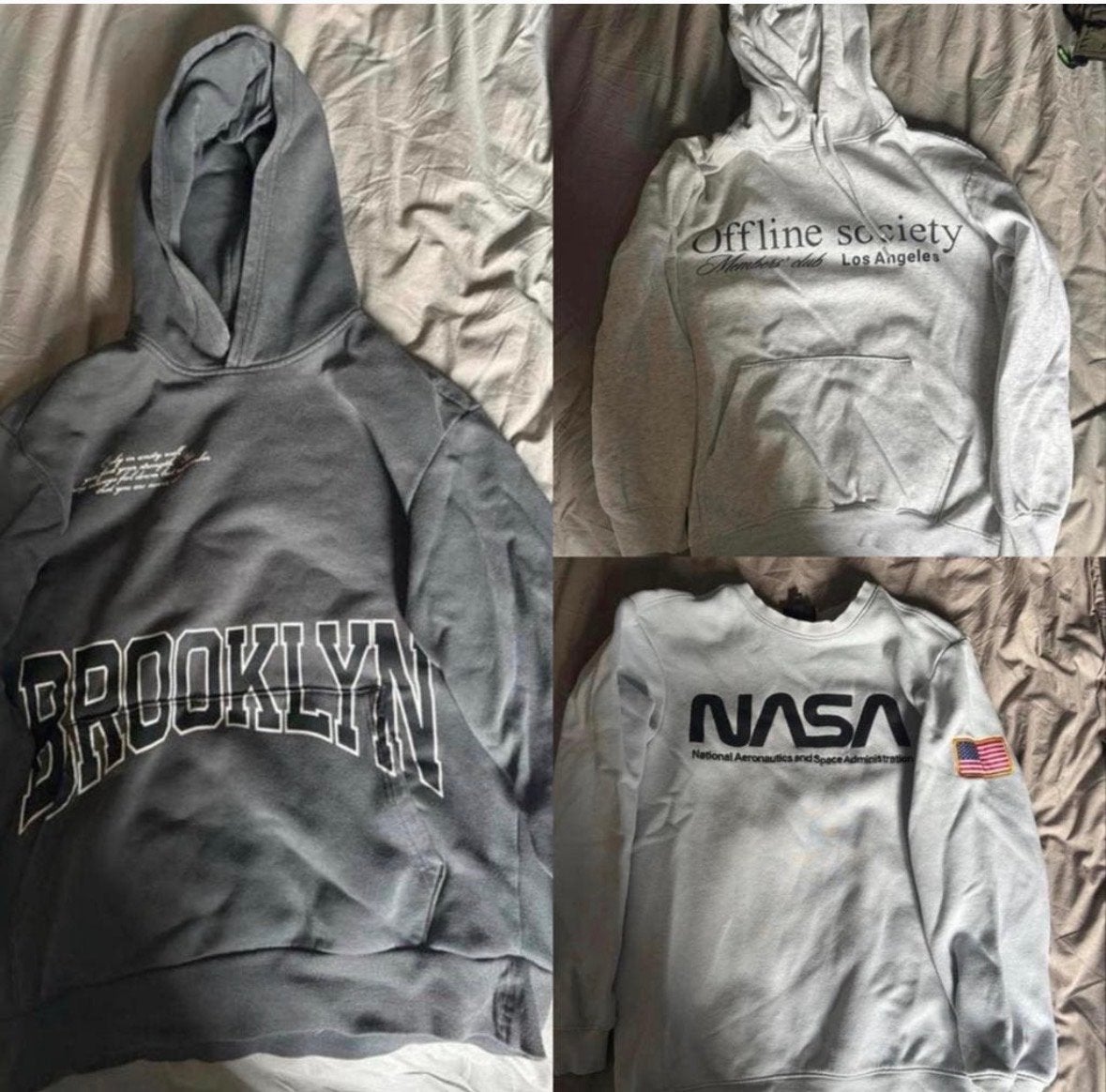 Hoodies en sweater pakket H&M - maat S heren, Ophalen of Verzenden, Gedragen, Maat 46 (S) of kleiner, Grijs