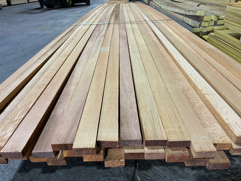 Western Red Cedar latten rhombus opengevel 22x47mm