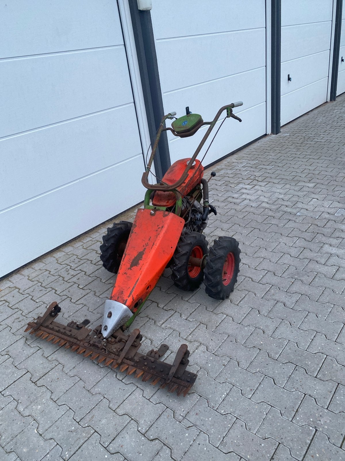 Oude Balkmaaier - Robuuste Benzine Grasmaaier, Ophalen, Gebruikt, Balkmaaier, Benzine-grasmaaier