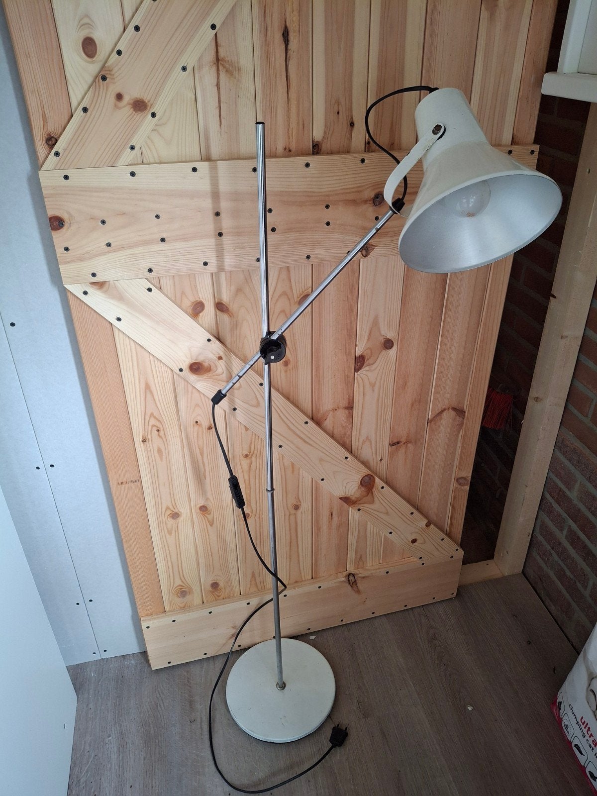 Vintage Ikea vloerlamp G609, Gebruikt, Vintage, Metaal, 150 tot 200 cm