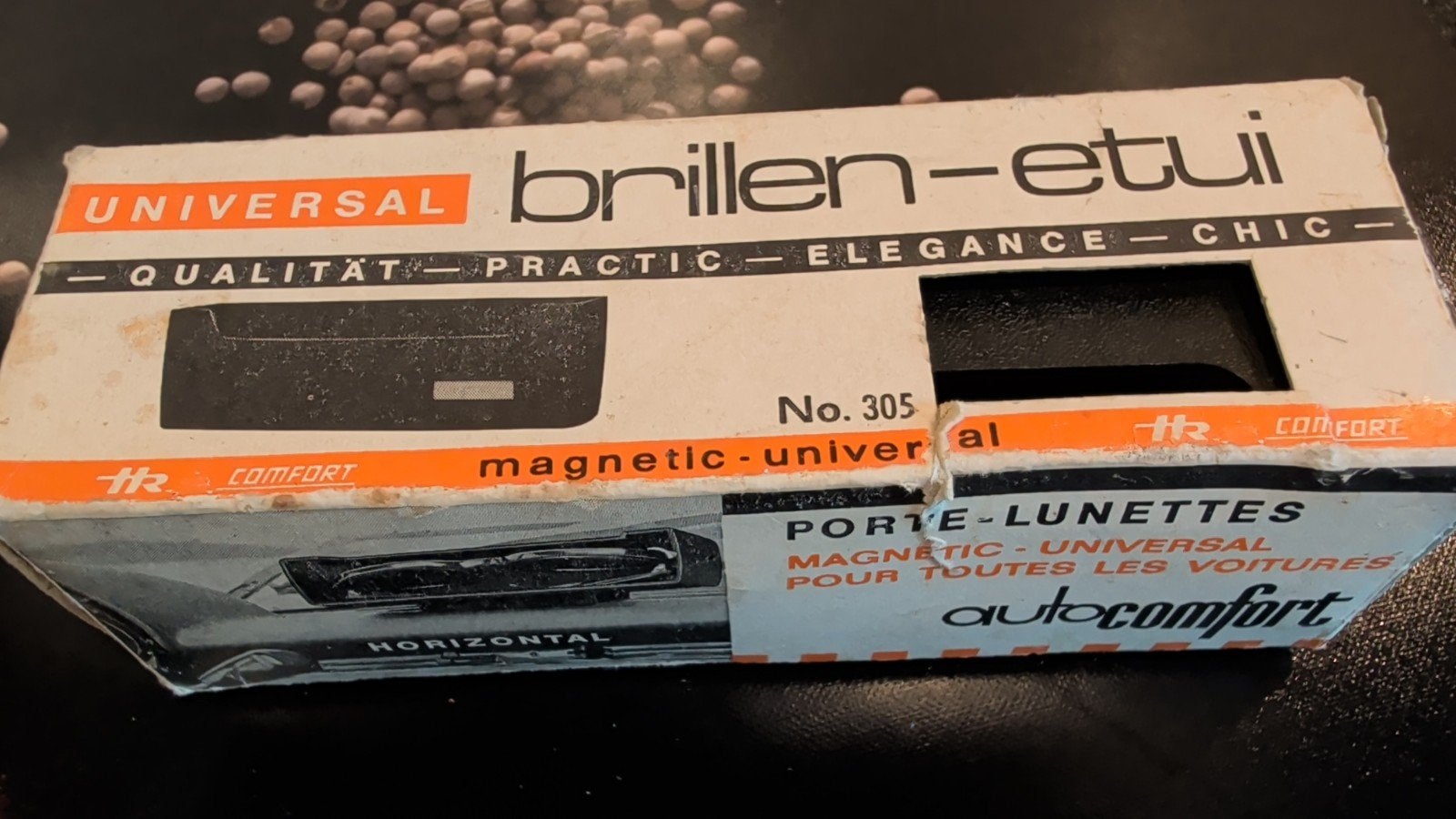 Vintage Magnetische Brillenetui Auto - Jaren '60/'70 - Nieuw, Ophalen of Verzenden, Nieuw