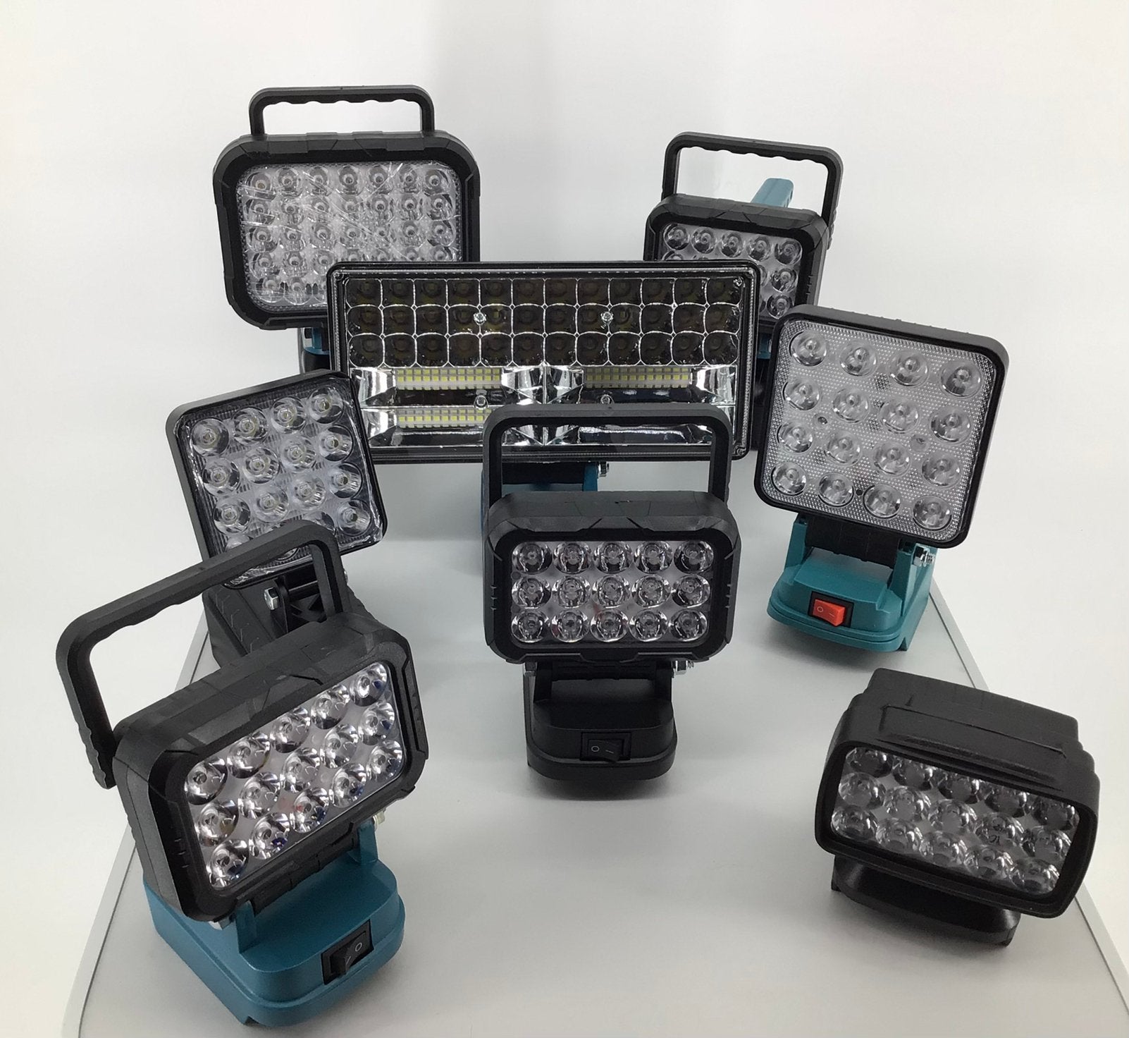 Werklamp/ Bouwlamp.Nieuw. Werkt op Mkaita18vLXT accu.€ 9,95., Ophalen of Verzenden, Nieuw, Minder dan 50 watt, Lamp