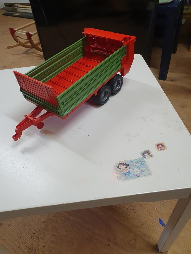 Bruder Speelgoed Voertuigen: Verreiker en Kiepwagen, Ophalen of Verzenden