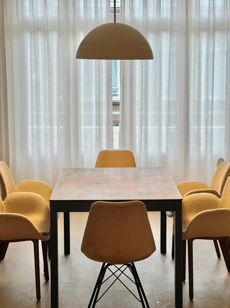 Bolia Node eettafel 90x140 cm, Ophalen, Gebruikt, 100 tot 150 cm, Eikenhout
