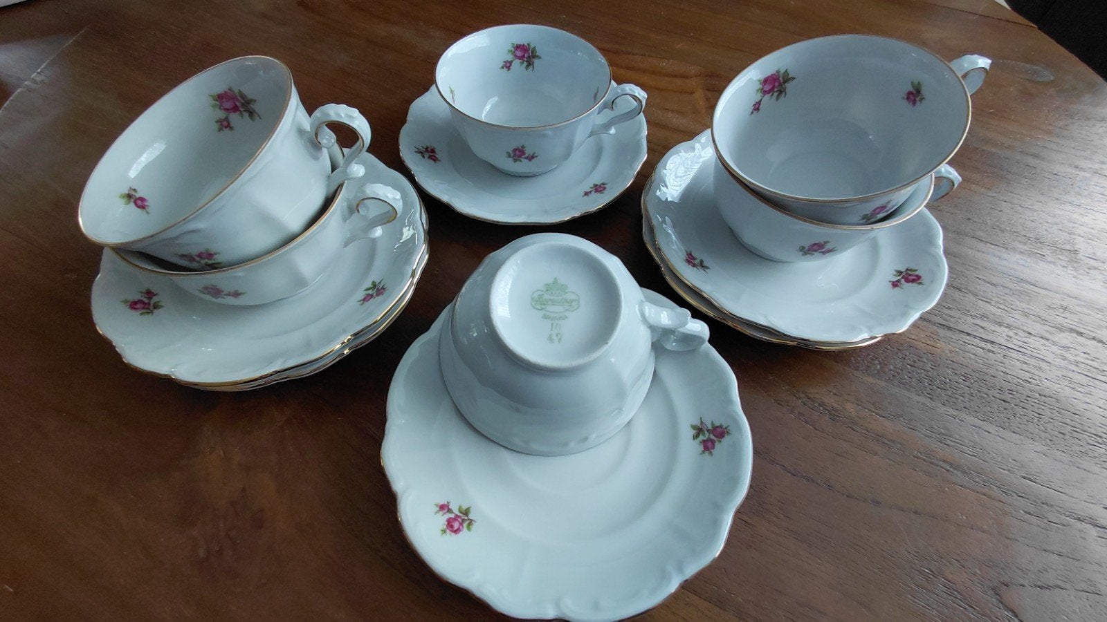 6 koffie/theekopjes, Ophalen of Verzenden