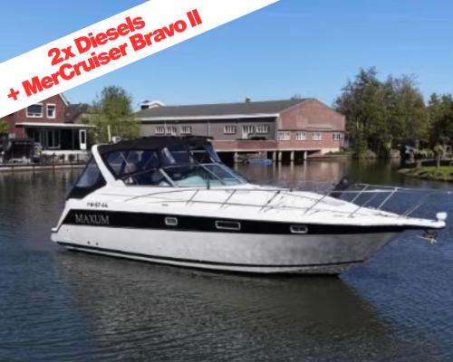 Maxum 3200 | Mercedes |  2x Diesel, Ophalen, Gebruikt, Binnenboordmotor, Diesel