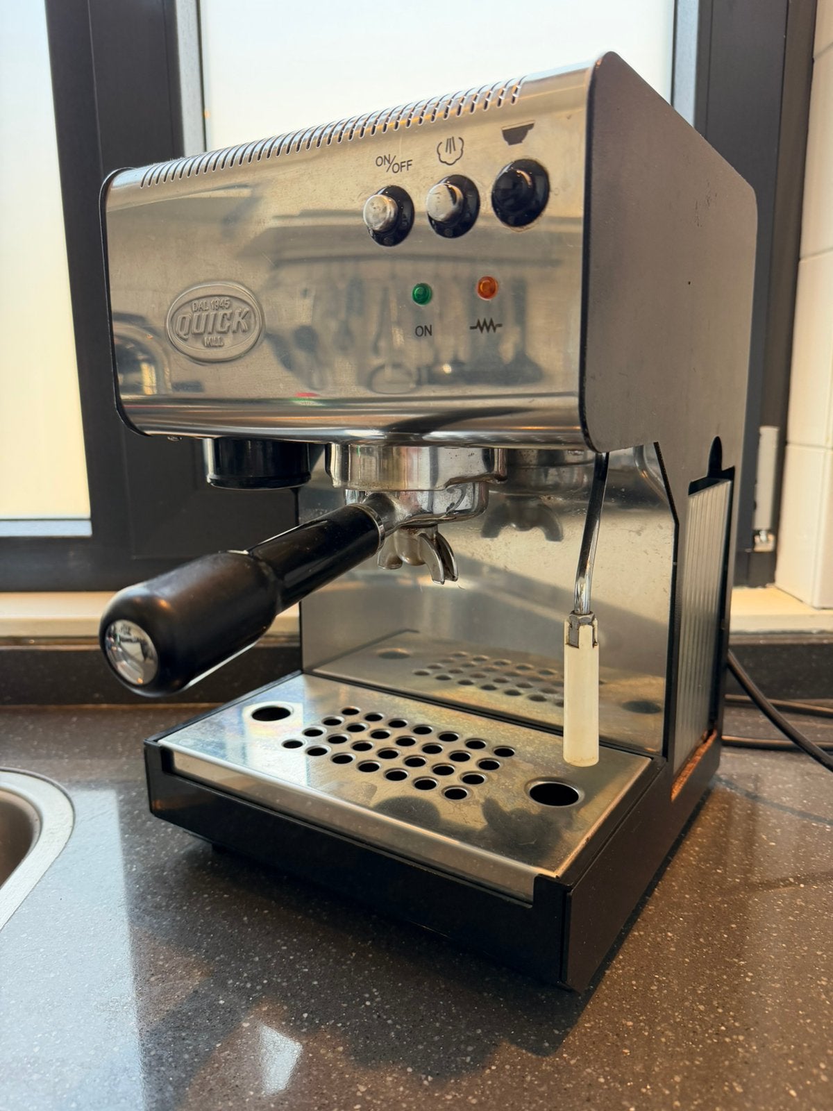 Quickmill 2820, Ophalen, Gebruikt, Espresso apparaat, Stoompijpje