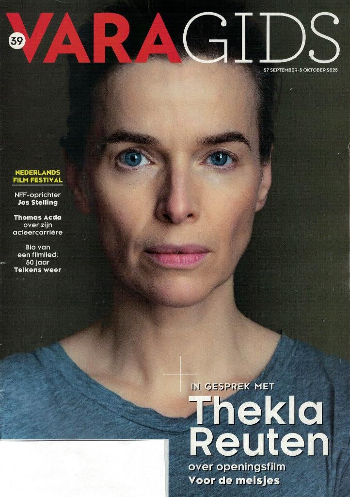 Thomas Acda in VARA Gids - 27/9 t/m 3 oktober 2025., Boeken, Tijdschriften en Kranten, Zo goed als nieuw, Muziek, Film of Tv, Ophalen of Verzenden