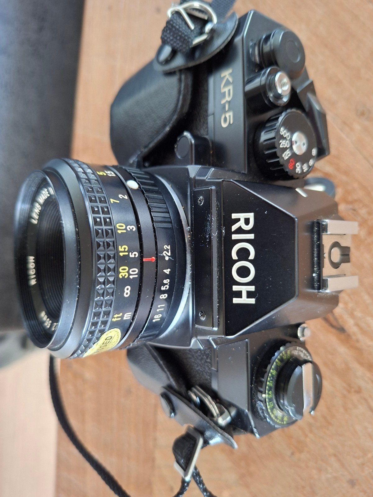 Ricoh KR-5 spiegelreflexcamera met flitser, Audio, Tv en Foto, Fotocamera's Analoog, Ophalen of Verzenden, Gebruikt, Spiegelreflex