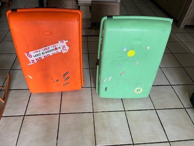 koffers ruim formaat: 78 x 56 x 30, Sieraden, Tassen en Uiterlijk, Koffers, Gebruikt, Hard kunststof, 70 cm of meer, 55 cm of meer