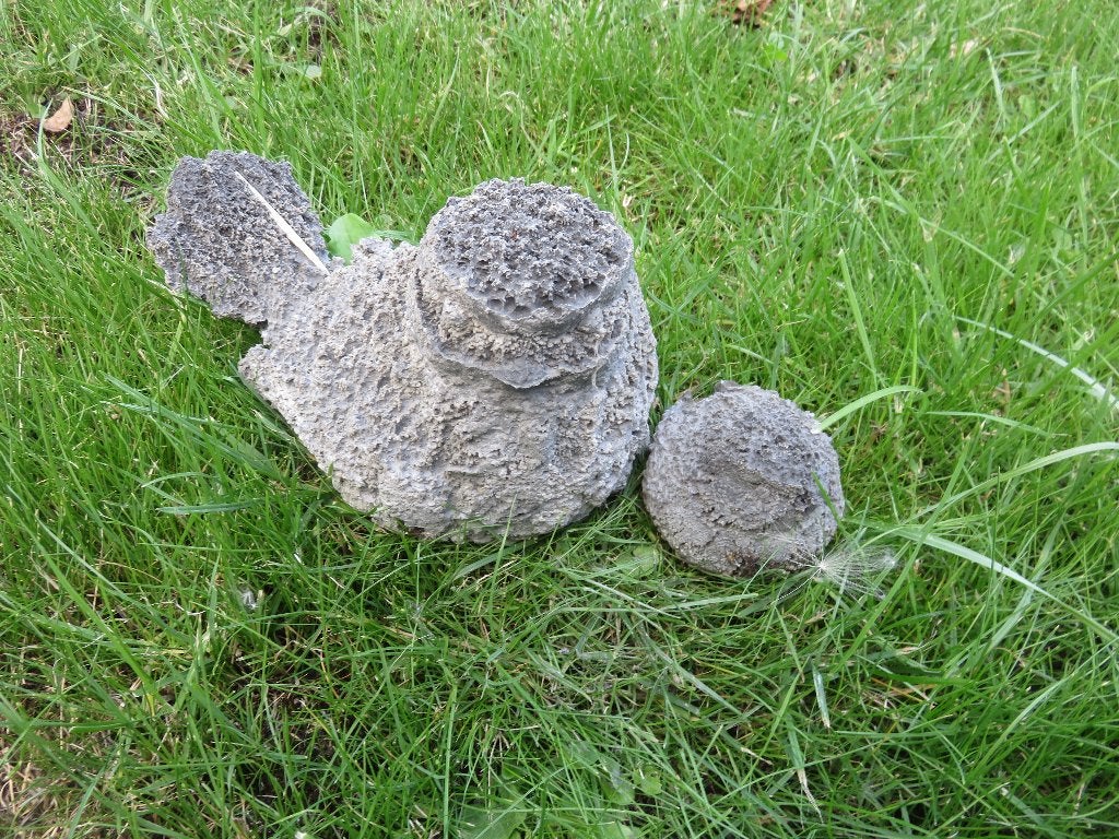 2 betonnen vogels, Verzenden, Zo goed als nieuw