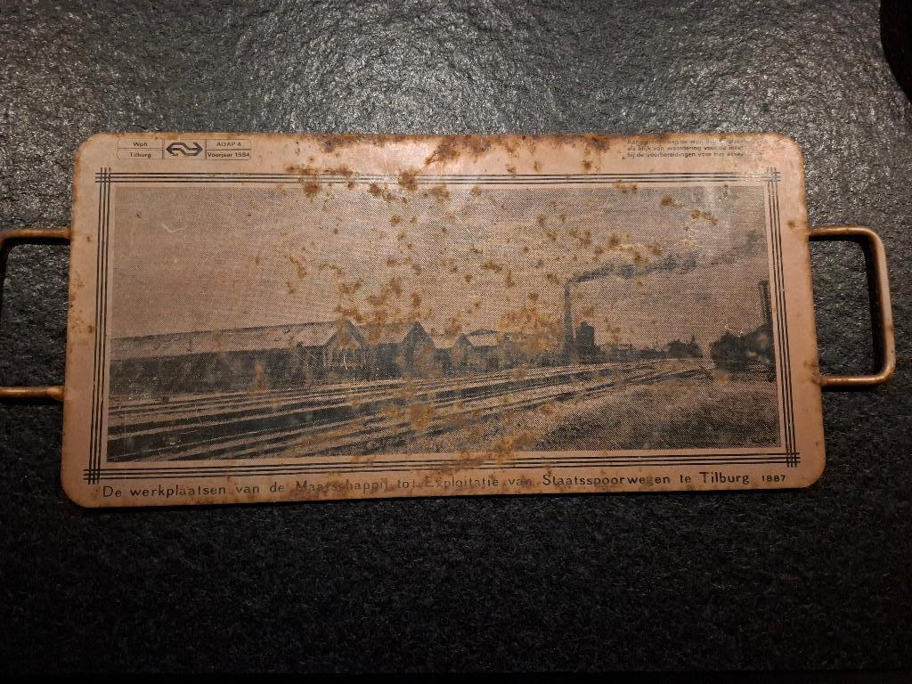 NS koersbord Tilburg 1984, Ophalen of Verzenden, Gebruikt, Trein, Overige typen