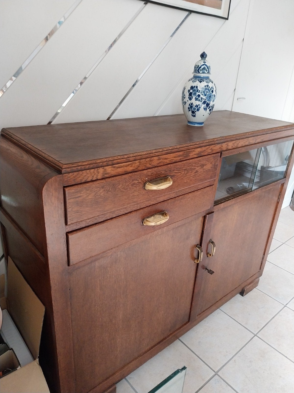 Vintage Dressoir / Opbergkast - Hout, Ophalen