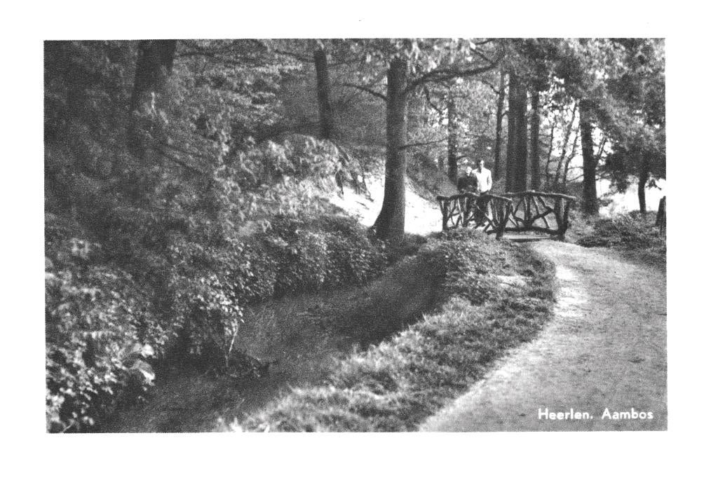 947037 Heerlen Aambos Limb 1957 Gelopen met Postzegel