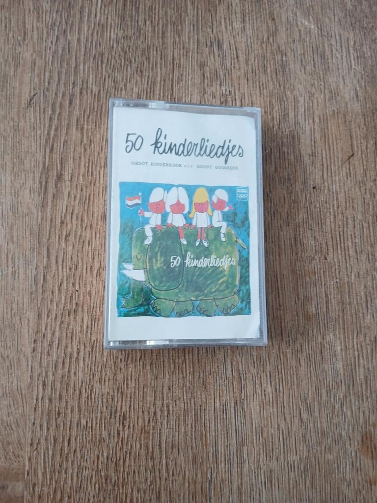 50 Kinderliedjes Cassettebandje - Groot Kinderkoor, Cd's en Dvd's, Cassettebandjes, Gebruikt, Kinderen en Jeugd, 1 bandje, Ophalen of Verzenden
