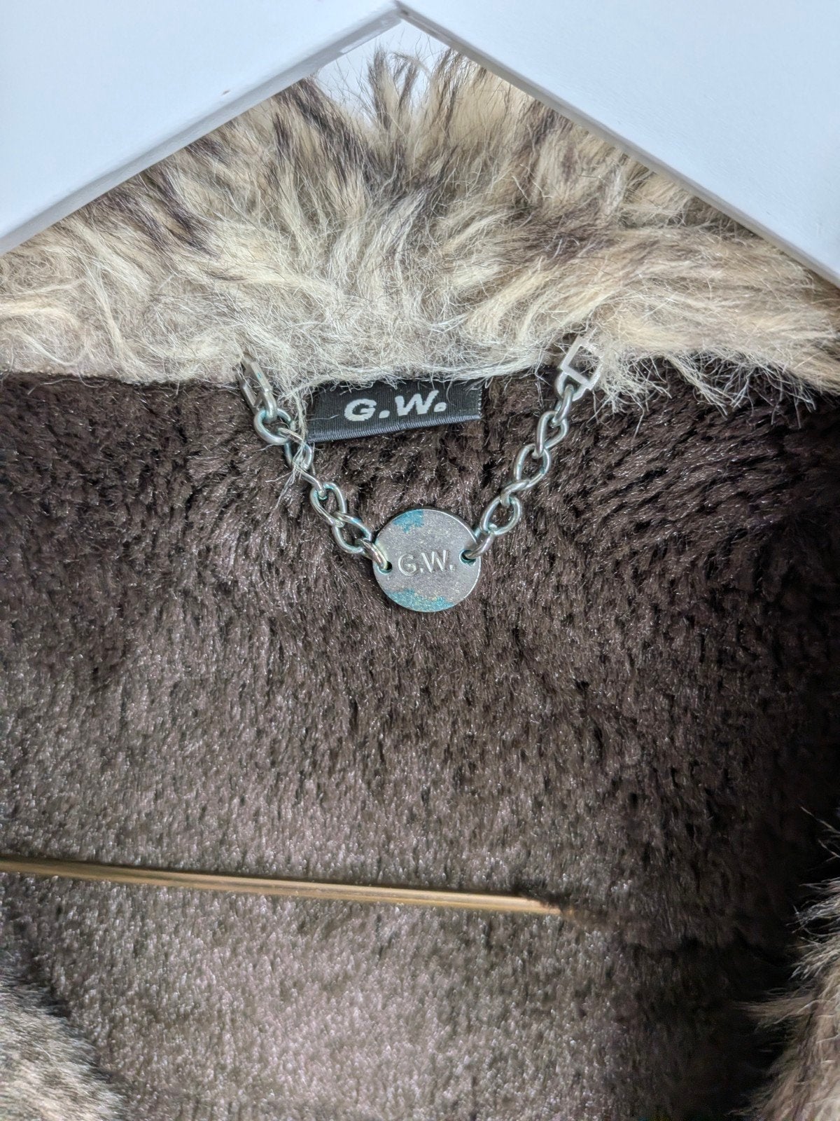 G.W. Lammylook Gilet Maat 48 | Bruin | Faux Fur | Boho, G.w., G.w., Bruin, G.w.