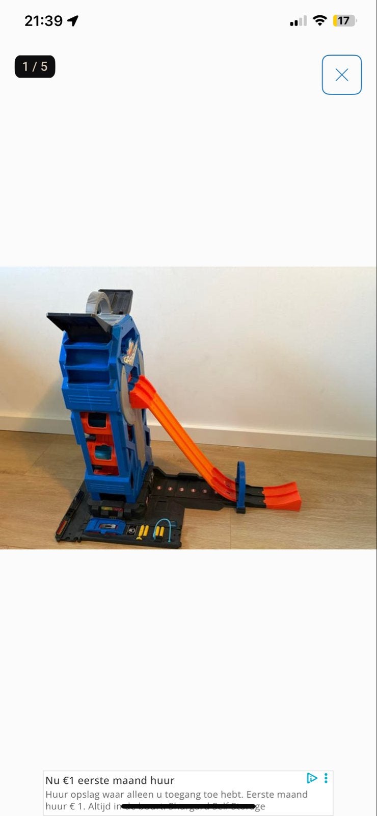 Hot Wheels Ultimate Garage Speelset, Ophalen, Zo goed als nieuw, Jongen of Meisje