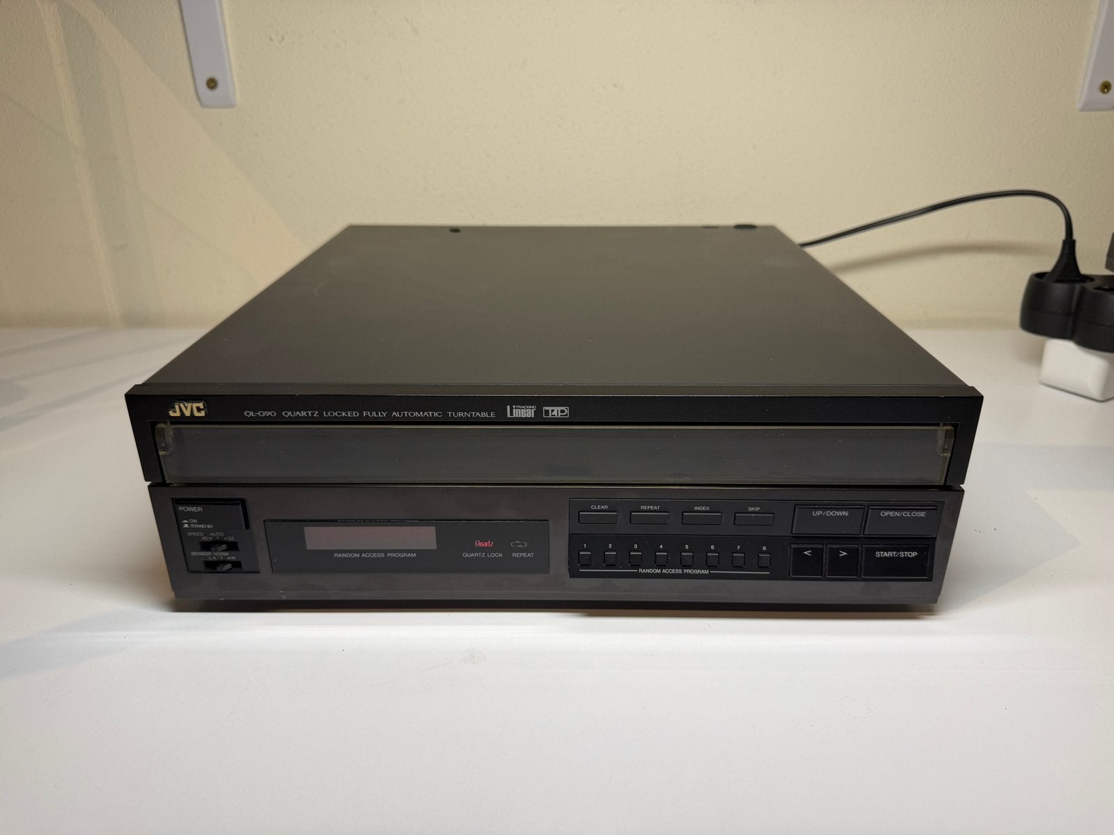 JVC QL-G90 Quartz Locked Fully Automatic Turntable, Gebruikt, Automatisch, Platenspeler, Ophalen