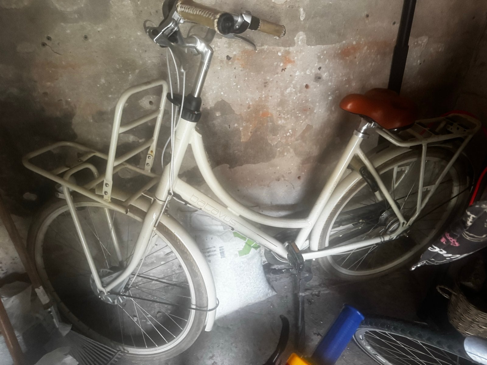 Batavus damesfiets met voordrager (gebruikt), Ophalen, Velgrem, Versnellingen, Batavus