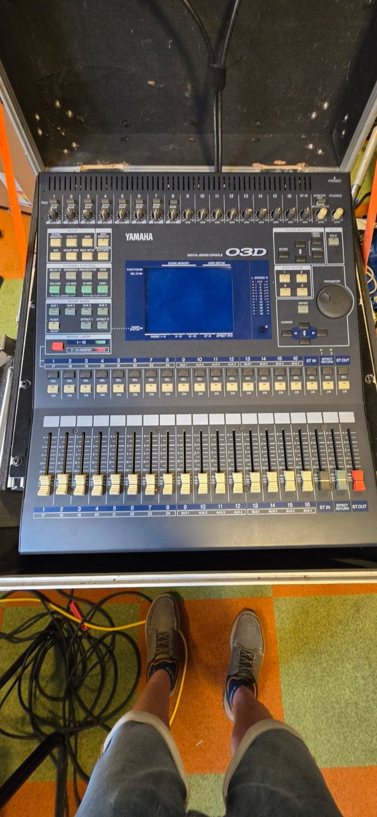 Yamaha O3D Digitale Mengtafel - Professionele Mixer, Ophalen, Gebruikt, 20 kanalen of meer, Microfooningang