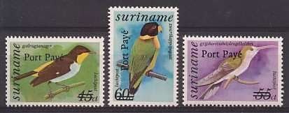 Suriname 798/00 postfris Vogels 1994, Ophalen of Verzenden, Postfris