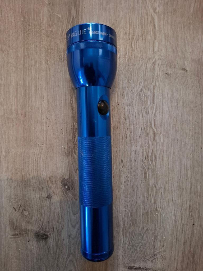 Maglite / Mag-lite zaklamp blauw, Ophalen, Zo goed als nieuw, Batterij
