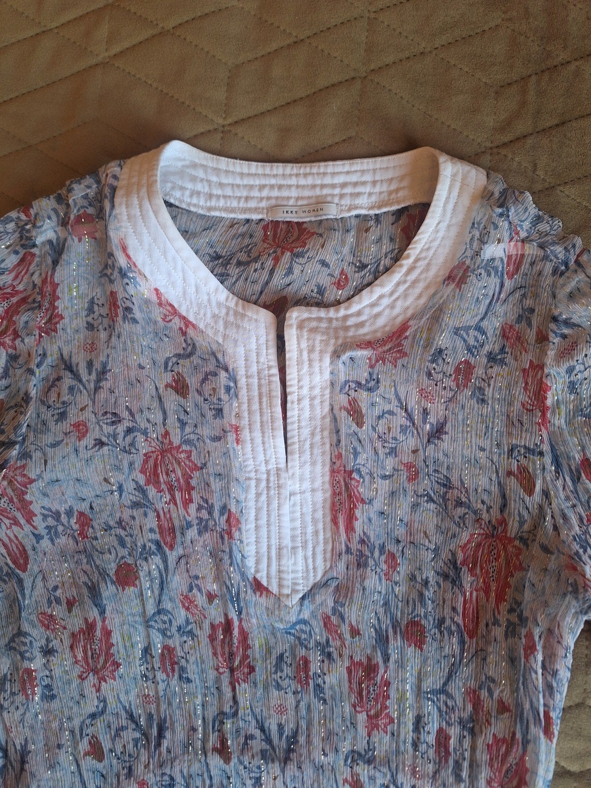 IKKS Women blouse maat 38 met bloemenprint, Maat 38/40 (M), Meerkleurig, Ophalen of Verzenden, Zo goed als nieuw