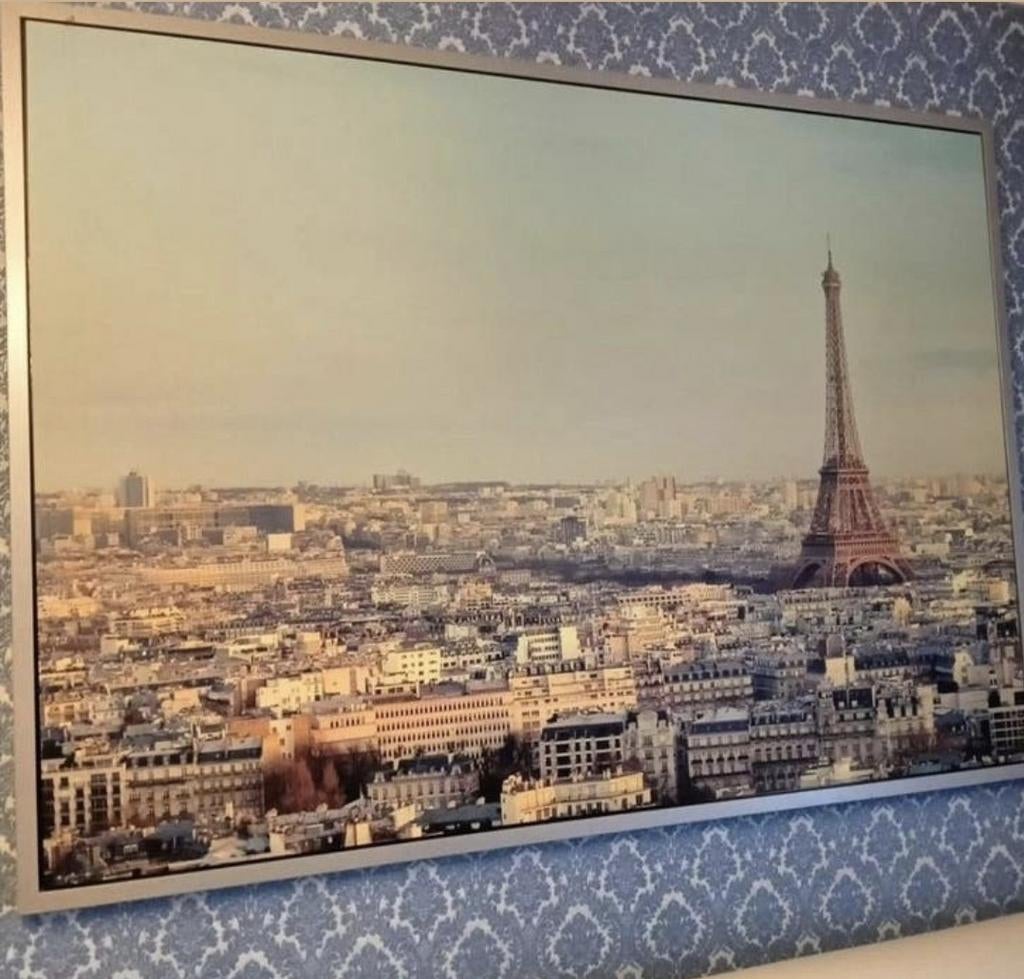 Canvas parijs IKEA **nieuwstaat **, Ophalen of Verzenden, Zo goed als nieuw, 125 cm of meer