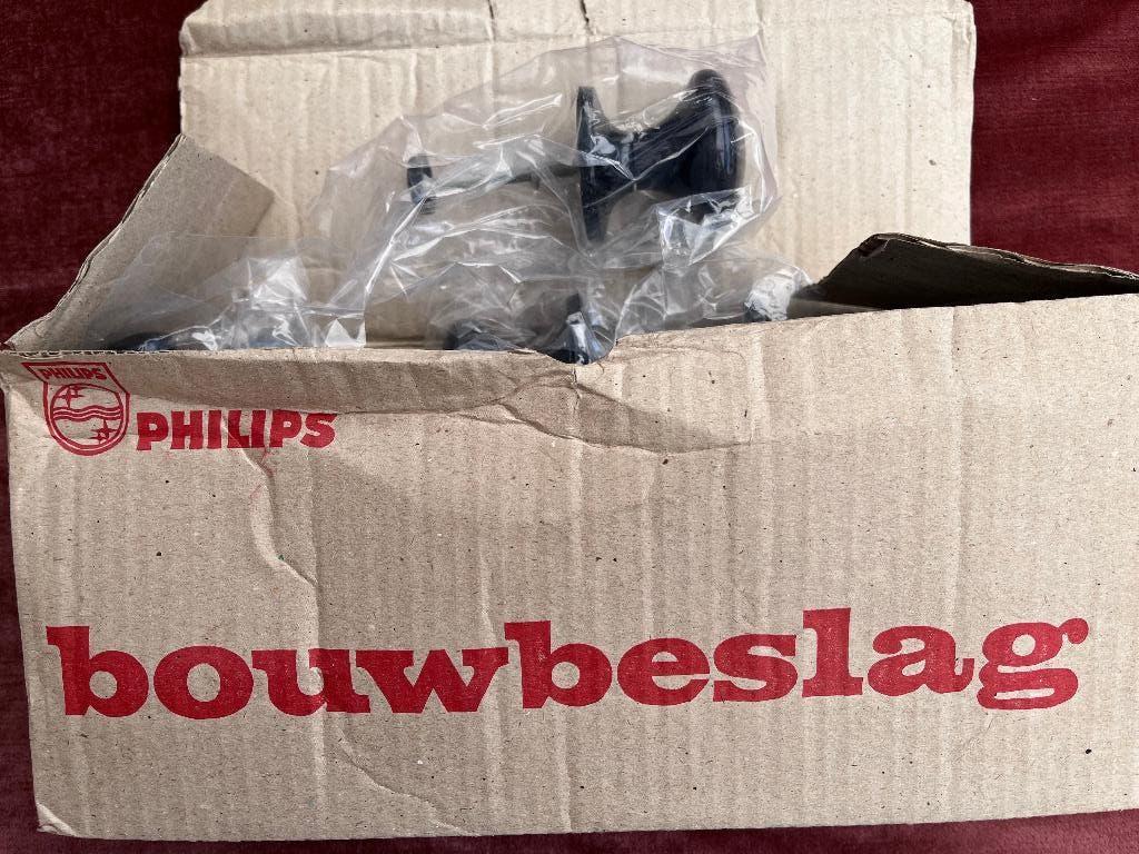 Deurknoppen, kast knoppen, deur knop van Philips zwart, Ophalen of Verzenden, Nieuw