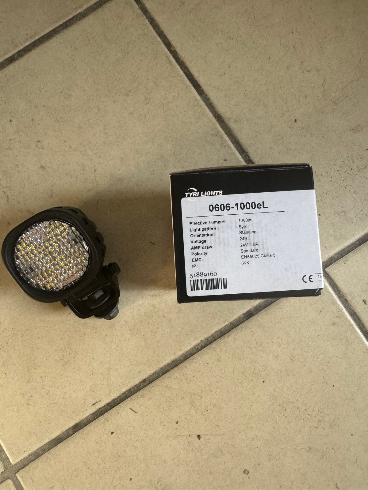 3x TYRI LED Werklamp 0606-1000eL - 1000 Lumen, Ophalen of Verzenden, Nieuw, Universele onderdelen