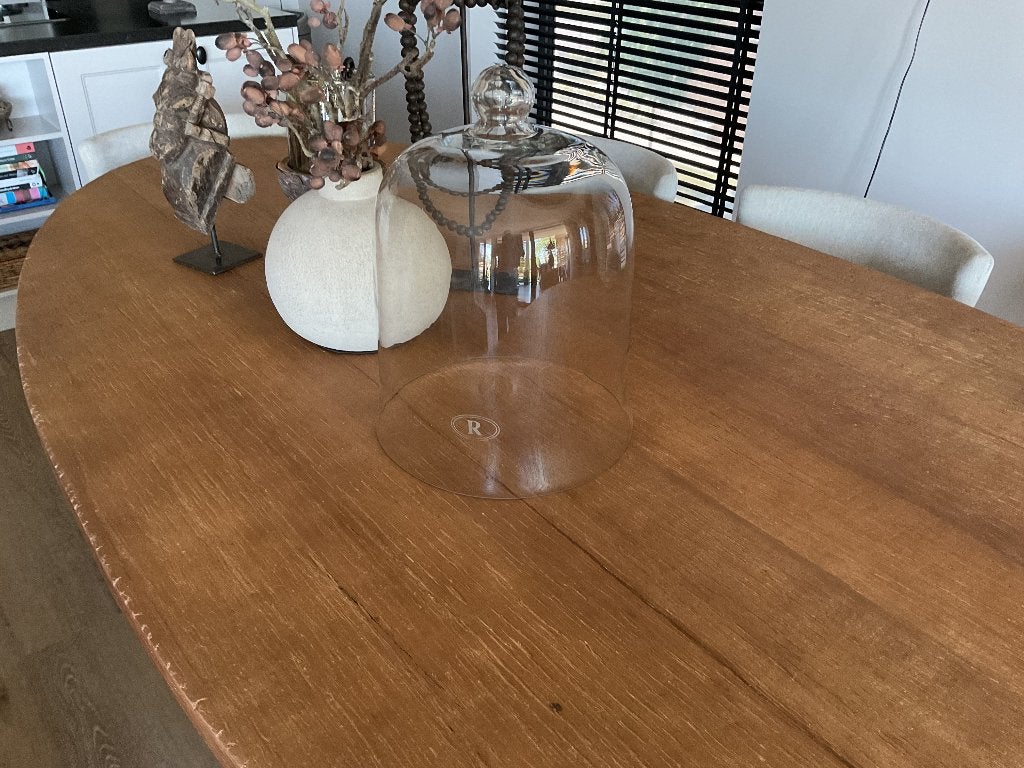 Glazen stolp riverdale, Glas, Ophalen, Gebruikt