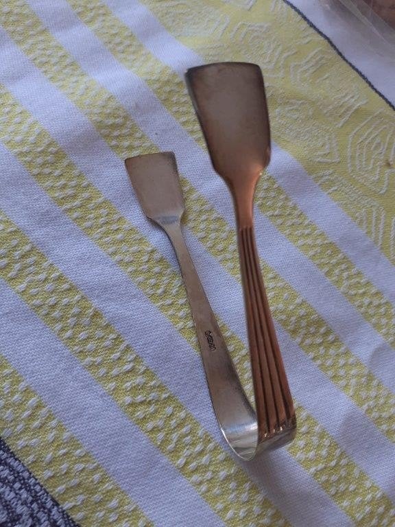 Verzilverde servettang, Ophalen of Verzenden