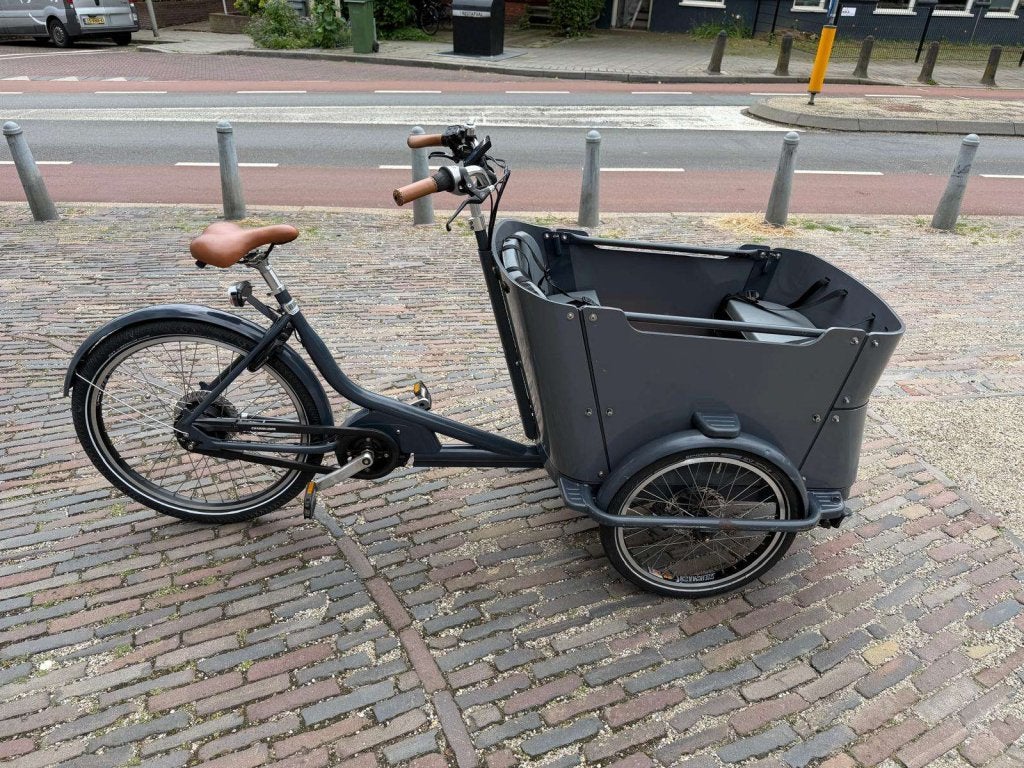 Babboe Curve Mountain, frame verstevigd met certificaat!, Gebruikt, 3 kinderen, Huif, Niet ingevuld