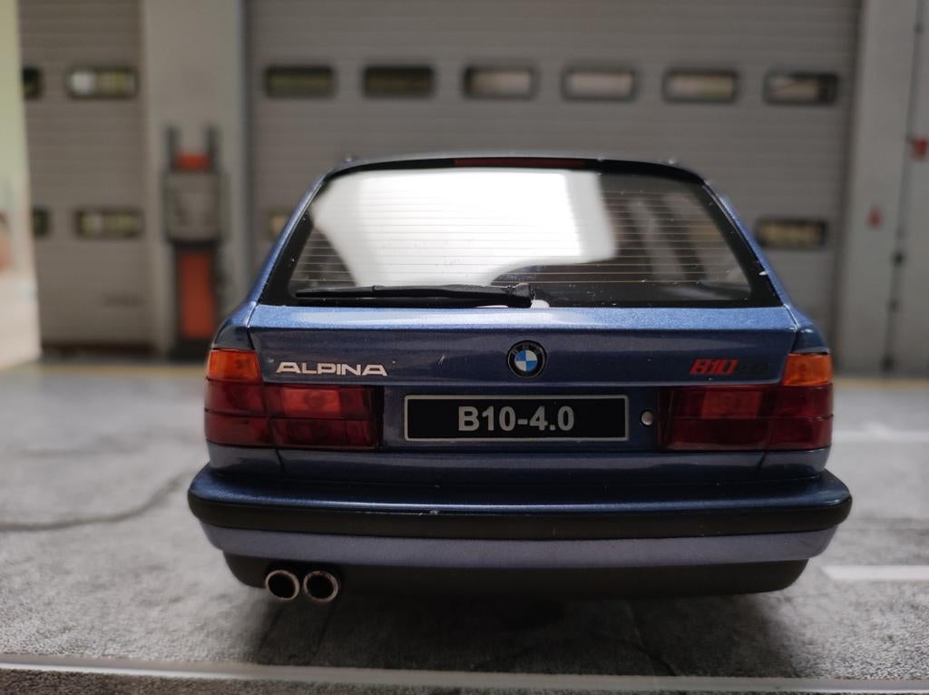 Alpina B10 4.0 E34 Touring Blue (Nr1899/3000) OT944 Otto, Hobby en Vrije tijd, Modelauto's | 1:18, Zo goed als nieuw, Auto, OttOMobile