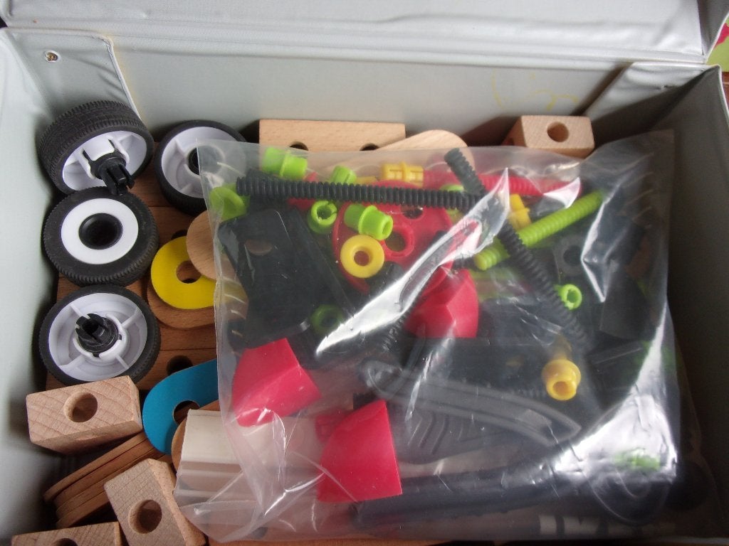 Houten CONSTRUCTIE SET van PlayTive, 4 Mogelijkheden, Ophalen of Verzenden, Overige merken