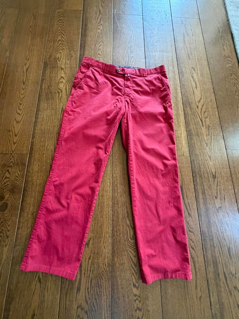 Meyer broek maat 54, Ophalen of Verzenden, Zo goed als nieuw, Maat 52/54 (L), Rood