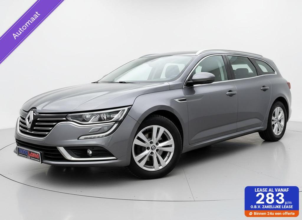 Renault Talisman Estate 1.6 TCe Intens Automaat |Airco|cruis, Auto's, Stof, Gebruikt, Zwart, 14 km/l